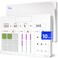 SCRIBBLEDO Base Ten Blocks 9x12 Small White Board Dry Erase Sheets Math Manipulatives Place Value Number Blocks Math Supplies Teacher Students Classroom Pack of 10 Sheets