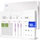 SCRIBBLEDO Base Ten Blocks 9x12 Small White Board Dry Erase Sheets Math Manipulatives Place Value Number Blocks Math Supplies Teacher Students Classroom Pack of 10 Sheets