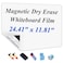 Jumuboard SelfAdhesive Dry Erase Whiteboard Sticker 2441 x 1181 Magnetic Receptive White Board Wall Film No Ghosting Easy Write Clean Peel Stick for Office Home ClassroomIncl Accessories