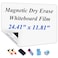 Jumuboard SelfAdhesive Dry Erase Whiteboard Sticker 2441 x 1181 Magnetic Receptive White Board Wall Film No Ghosting Easy Write Clean Peel Stick for Office Home ClassroomIncl Accessories