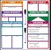 KIKIGOAL Reusable Magnetic Literature Teaching Charts Dry Erase Handwriting Paper for Classroom Whiteboard Reading Comprehension Anchor Charts Bulletin Board for Preschool Elementary Classroom