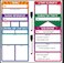 KIKIGOAL Reusable Magnetic Literature Teaching Charts Dry Erase Handwriting Paper for Classroom Whiteboard Reading Comprehension Anchor Charts Bulletin Board for Preschool Elementary Classroom