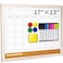Lihengkong Dry Erase Calendar Whiteboard for Wall 17x13 Inch Magnetic Whiteboard Reusable Monthly Planner Board for Home Office Classroom Teachers Students White