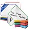Ayliwee 6 Pack Dry Erase Answer Paddles 10x 8 Double Sided Handheld Mini Whiteboards with 6 Colorful Erasers Voting Auction Boards Small Writing Board for Office Classroom Teacher Supplies and Games