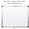 EAONE 16 x 126 in Magnetic Dry Erase Chore Chart Whiteboard for Multiple KidsTeensAdults Double Sided Chore Board Weekly Calendar for Wall Aluminum Frame 8 Markers 4 Magnetic Pins 1 Eraser