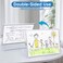 HongyiTime Dry Erase Magnetic White Board 16 x 12DoubleSided Desktop Whiteboard with Stand Portable Magnetic Tabletop Erase Board for DrawingOffice Home School