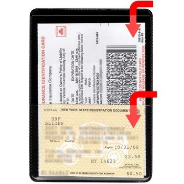 STORE SMART StoreSMART BlackBack Auto Insurance ID Card Holders 10 Pack RFS20BK10