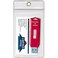STORE SMART StoreSMART USB Flash DriveMemory Cards Business Card Holders 10Pack ZipTop and Hang Hole Open Short Side R3578ZIPSFLASH10