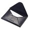 HISCOW Envelope Business Card Case with Magnet Closure Italian Calfskin Black