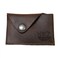 HideDrink Hide Drink Leather Business Card Case Cash Holder Accessories Handmade Includes Bourbon Brown