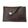 HideDrink Hide Drink Leather Business Card Case Cash Holder Accessories Handmade Includes Bourbon Brown