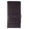 DiLoro Leather Quad Pen Case Pencil Pouch Holder for Four Fountain Ballpoint Rollerball Pens and Pencils Nappa Brown