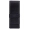 DiLoro Leather Triple Pen Case Pencil Pouch Holder for Three Fountain Ballpoint Rollerball Pens and Pencils Black