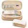 EHOPE Big Capacity Pencil Pen Case Office Large Storage High Capacity Bag Pouch Holder Box Organizerfor Office Travel Holder BoxKhaki