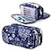 LParkin Sun and Moon Pencil Case Super Large Capacity 3 Compartments Canvas Pencil Box Office School Zodiac Gifts