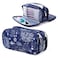 LParkin Sun and Moon Pencil Case Super Large Capacity 3 Compartments Canvas Pencil Box Office School Zodiac Gifts