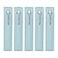 SNOMEL 5 Pack Leather Pen Pouch Sleeve Single Fountain Pen Holder Case Protective Cover Organizer for Stylus Touch Ballpoint Pencils Blue