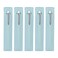 SNOMEL 5 Pack Leather Pen Pouch Sleeve Single Fountain Pen Holder Case Protective Cover Organizer for Stylus Touch Ballpoint Pencils Blue