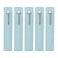 SNOMEL 5 Pack Leather Pen Pouch Sleeve Single Fountain Pen Holder Case Protective Cover Organizer for Stylus Touch Ballpoint Pencils Blue