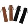 Longdex Pen Bag 20PCS Black and Brown Velour Drawstring Pen Pouch Flannelette Case Pencil Sleeve Holder