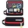 ECHSRT Large Pencil Case Aesthetic Pen Pouch with Big Capacity Minimalist Portable Stationery Bag with Handle for Office Organizer Black Pencil Cases
