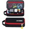 ECHSRT Large Pencil Case Aesthetic Pen Pouch with Big Capacity Minimalist Portable Stationery Bag with Handle for Office Organizer Black Pencil Cases