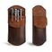 HideDrink Hide Drink Pocket Protector Pencil Pouch Pen Holder for Shirt Pockets Lab Coats Backpacks Office Work Essentials Full Grain Leather Handmade Bourbon Brown