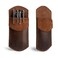 HideDrink Hide Drink Pocket Protector Pencil Pouch Pen Holder for Shirt Pockets Lab Coats Backpacks Office Work Essentials Full Grain Leather Handmade Bourbon Brown