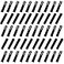 OBANGONG 50 Pcs Velvet Pen Pouch Sleeve Holder Single Pen Bag Holder Pencil Bag Case for SchoolOfficeBlack