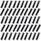 OBANGONG 50 Pcs Velvet Pen Pouch Sleeve Holder Single Pen Bag Holder Pencil Bag Case for SchoolOfficeBlack