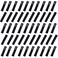 OBANGONG 50 Pcs Velvet Pen Pouch Sleeve Holder Single Pen Bag Holder Pencil Bag Case for SchoolOfficeBlack