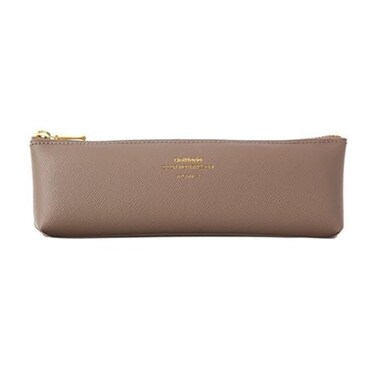 DELFONICS 500222 Quitterie Pencil Case Greige Pencil Holder Pen Case Pouch