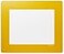 ORGATEX Clearview Transparent PVC Window with Adhesive Frame Letter Size 11 Wide x 85 High 10 Pack Yellow
