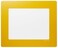 ORGATEX Clearview Transparent PVC Window with Adhesive Frame Letter Size 11 Wide x 85 High 10 Pack Yellow