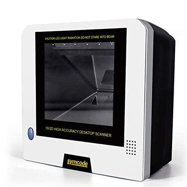 symcode 2D QR Barcode ScannerSymcode Omnidirectional HandsFree Automatic Barcode Reader Able to Read PDF417 on ID CardDrivers LicensePassport