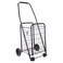 dbest Products Cruiser Cart Sport Foldable Grocery Cart on WheelsMultiUse Collapsible Folding Laundry Basket with Wheels