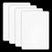 Enjoyist 4Pack White Blank Sign 10x 7 Plastic
