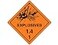 ComplianceSignscom DOT Explosives 14 Placard Sign 1075 inch Magnetic for Transportation