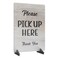OriginDesigned Please Pick Up Here Sign Order Delivery Caf Takeaway Coffee Shop Sandwich Shop Counter Sign A4 size White Stand