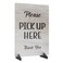 OriginDesigned Please Pick Up Here Sign Order Delivery Caf Takeaway Coffee Shop Sandwich Shop Counter Sign A4 size White Stand