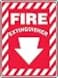 Accuform Fire Extinguisher Safety Sign Plastic 10 x 7 Inches MFXG417VP