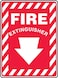 Accuform Fire Extinguisher Safety Sign Plastic 10 x 7 Inches MFXG417VP