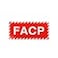 ICObuty FACP Sign 45 x 10 Inch 40 Mil Thick Aluminum Reflective Sign UV Protected Water Proof