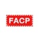 ICObuty FACP Sign 45 x 10 Inch 40 Mil Thick Aluminum Reflective Sign UV Protected Water Proof