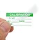 SmartSign Mini SelfLaminating Calibration Labels Pack of 210 Polyester with Clear Flap 05 x 1 inch Protect Your Writing Screen Printed Green and White Made in USA
