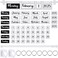 Kosiz Back to School Classroom Flip Calendar with Holder Include 53 Date Cards with Adjustable Holder Bulletin Board Calendar Set Teacher MustHave Classroom Organization Kit for School Home Supplies