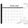 FZD Desk calendar 20262027 22x17 paper Desk Top Calendar 2026 with plastic cover