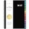 Vondafe Planner 20262027 Academic Planner 20262027 July 2026 June 2027 63 x 84 2627 Planner Weekly and Monthly Colorful Tabs PP Cover A5 Thick Paper TwinWire Binding Black