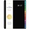 Vondafe Planner 20262027 Academic Planner 20262027 July 2026 June 2027 63 x 84 2627 Planner Weekly and Monthly Colorful Tabs PP Cover A5 Thick Paper TwinWire Binding Black