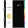 Vondafe Planner 20262027 Academic Planner 20262027 July 2026 June 2027 63 x 84 2627 Planner Weekly and Monthly Colorful Tabs PP Cover A5 Thick Paper TwinWire Binding Black